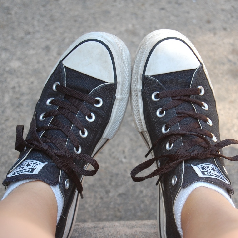 Converse Low Top Platform Sneakers